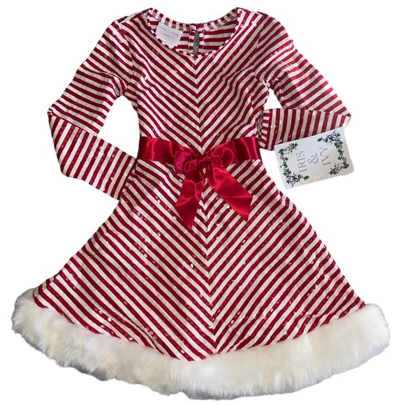 Girls striped dress (5T) - Picture 1 of 11